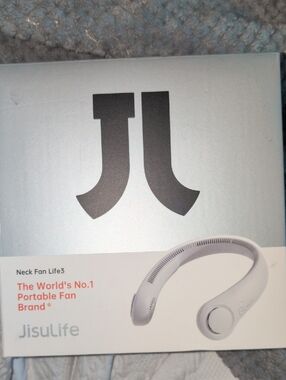Jisulife Neck Fan Life3 - White Portable Hands-Free Fan